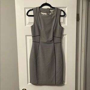 Elegant Gray Sleeveless Dress